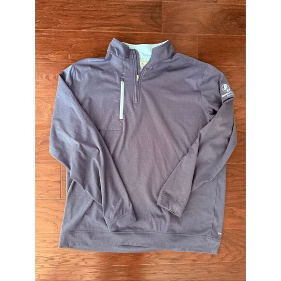 Peter Millar Other - Peter Millar Navy and Light Blue 1/4 Zip Pullover XXL Branded